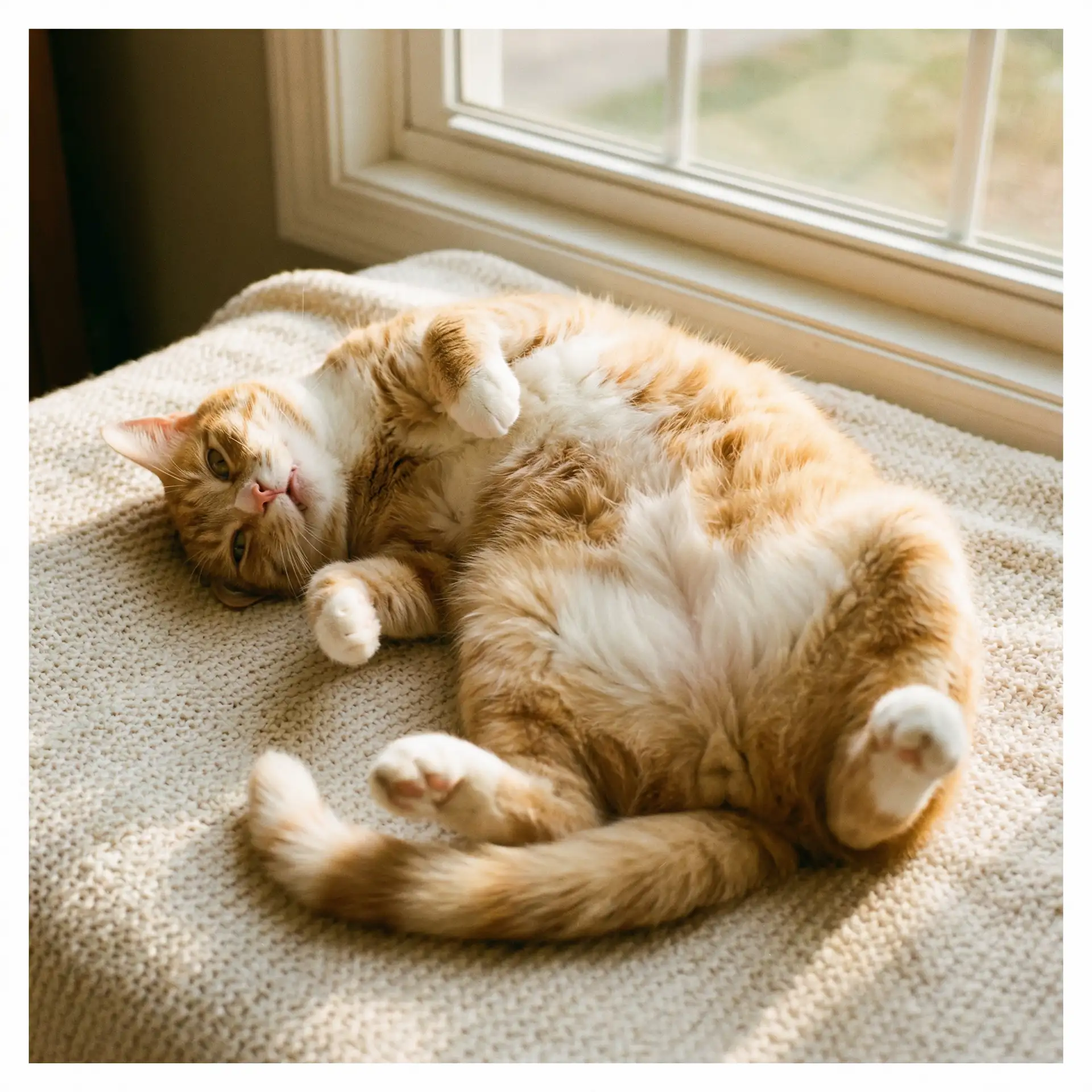 猫咪仰躺露出肚皮 - 富二代app最新版汅api免费